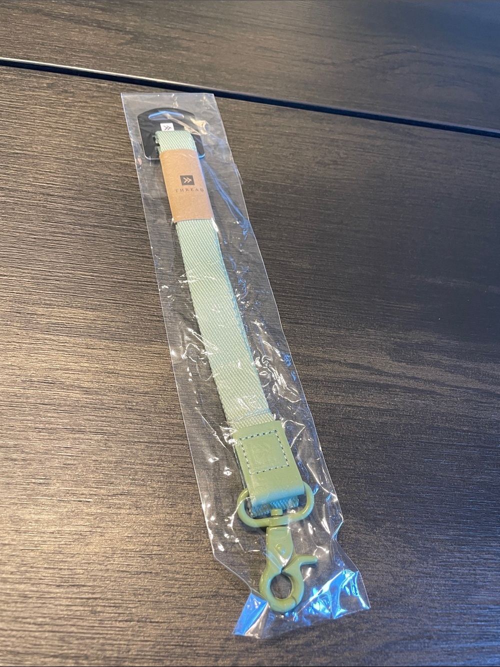 Thredz Mint Green Key & Card Holder Lanyard